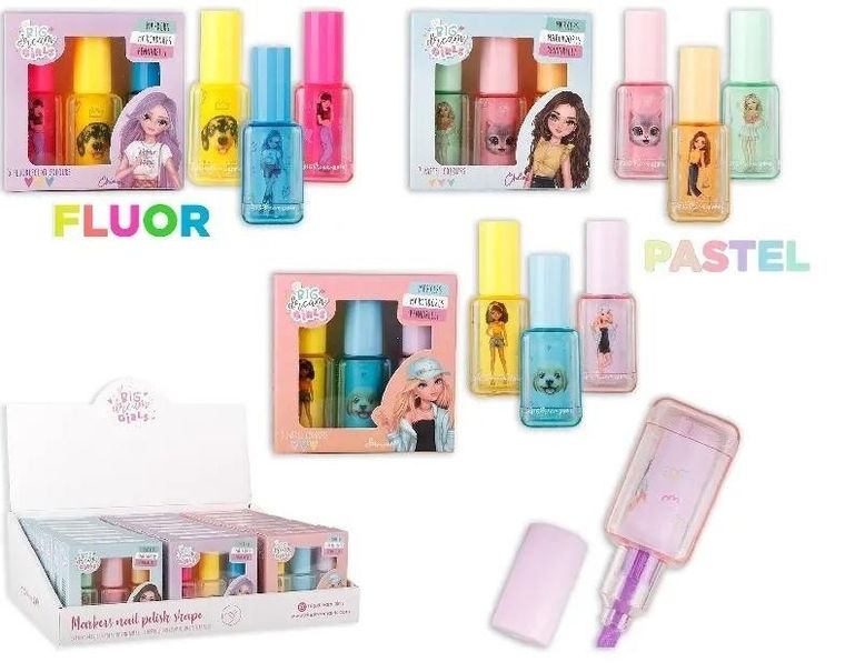 MP Main Paper, Big Dream Girls, zakreślacz, 3 szt.