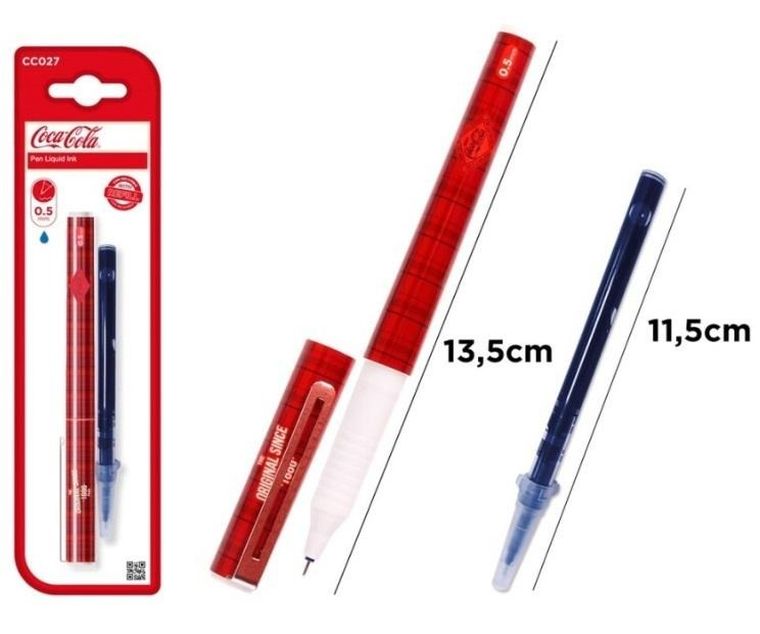 Mp Main Paper, Coca-Cola, cienkopis z wkładem wymiennym