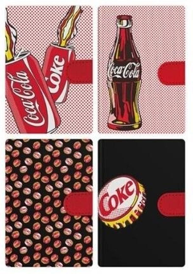 Mp Main Paper, Coca-Cola, notatnik A6, 144 kartek, linia, 1 szt.