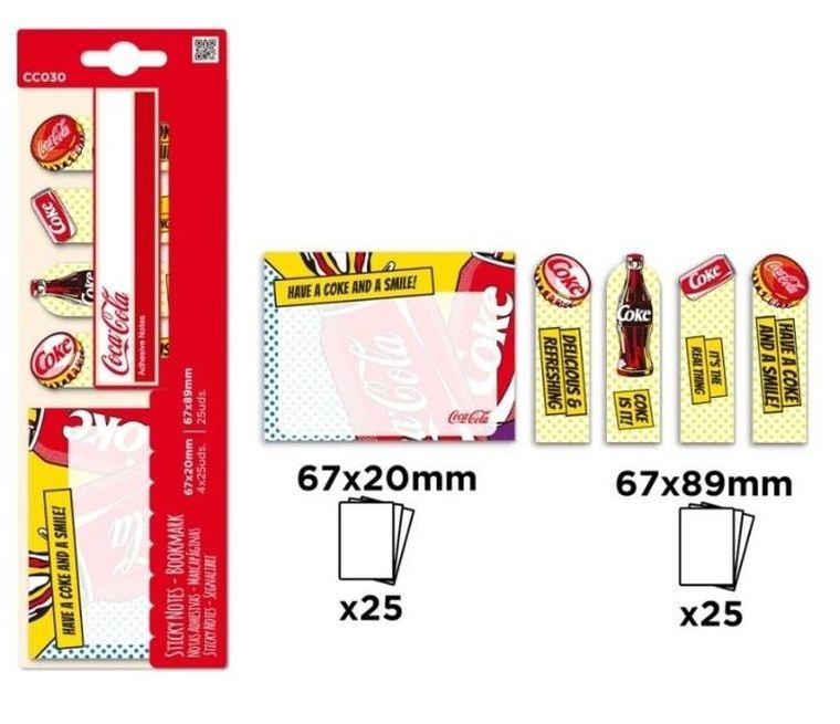 MP Main Paper, Coca-Cola, zakładki indeksujące