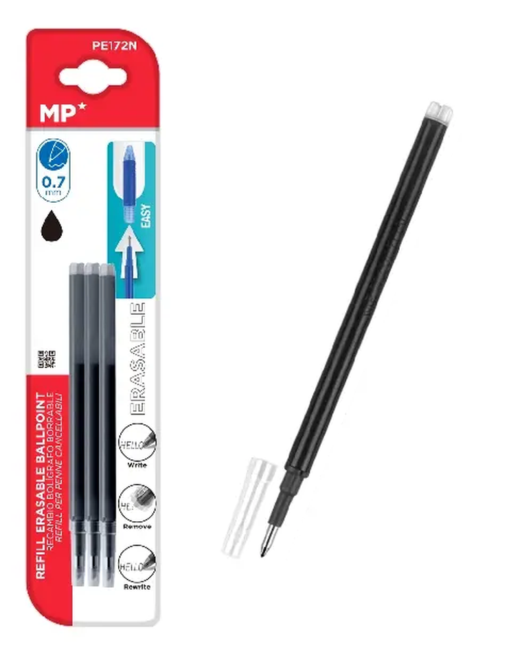 MP Main Paper, długopis ścieralny, 3 szt.