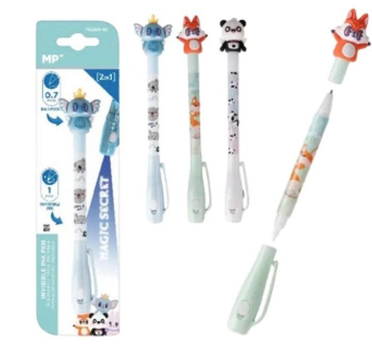 MP Main Paper, długopis szpiegowski UV, 0.7 mm, 1.0 mm, zwierzątka, 1 szt.