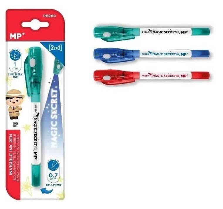 MP Main Paper, długopis szpiegowski UV z podwójną końcówką, 1 szt.