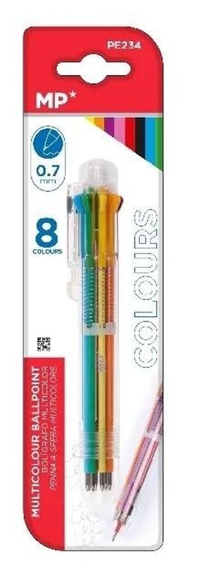 MP Main Paper, długopis wielokolorowy, 0,7 mm, 8w1