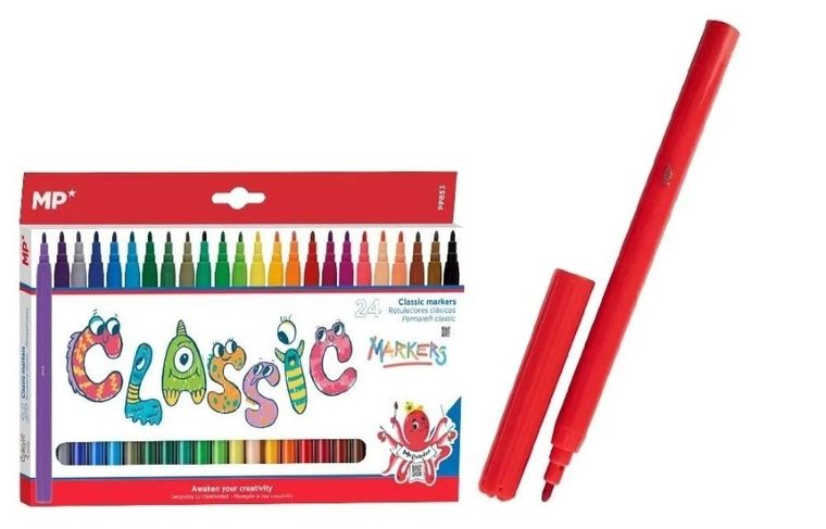 MP Main Paper, flamastry, 24 kolory