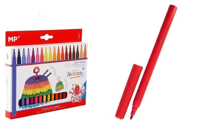 MP Main Paper, flamastry, 36 kolorów