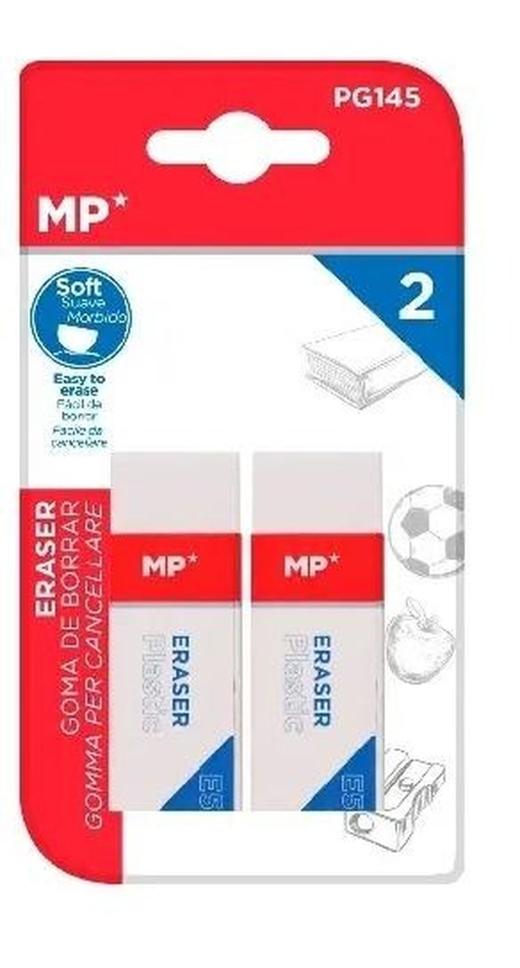 MP Main Paper, gumka do ścierania, 2 szt.