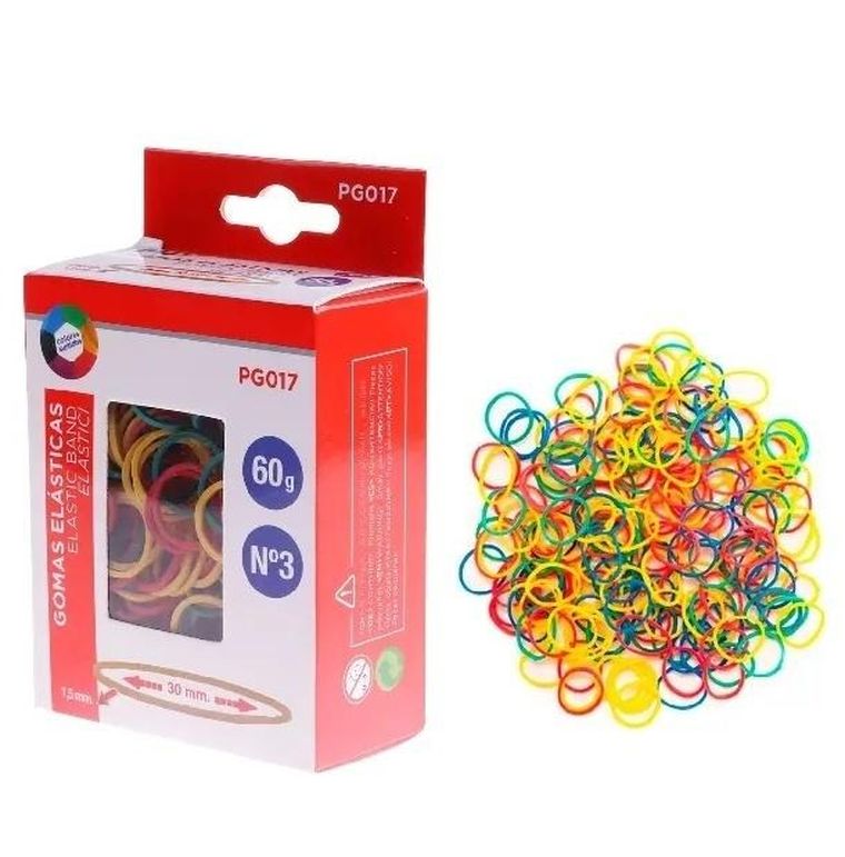 MP Main Paper, gumki recepturki, kolorowe, 30-1,5 mm, 60g