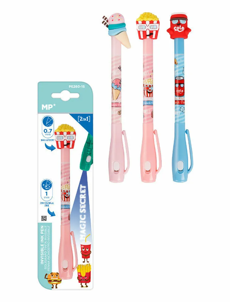 MP Main Paper, Jedzonko, długopis szpiegowski UV 0.7/1.0 mm, 1 szt.