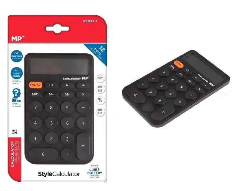 MP Main Paper, kalkulator, czarny, 8.7-14 cm