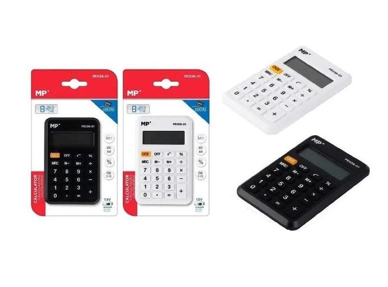MP Main Paper, kalkulator kieszeniowy, 6.3-9.8 cm, 1 szt.