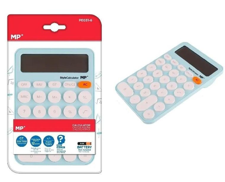 MP Main Paper, kalkulator, niebieski