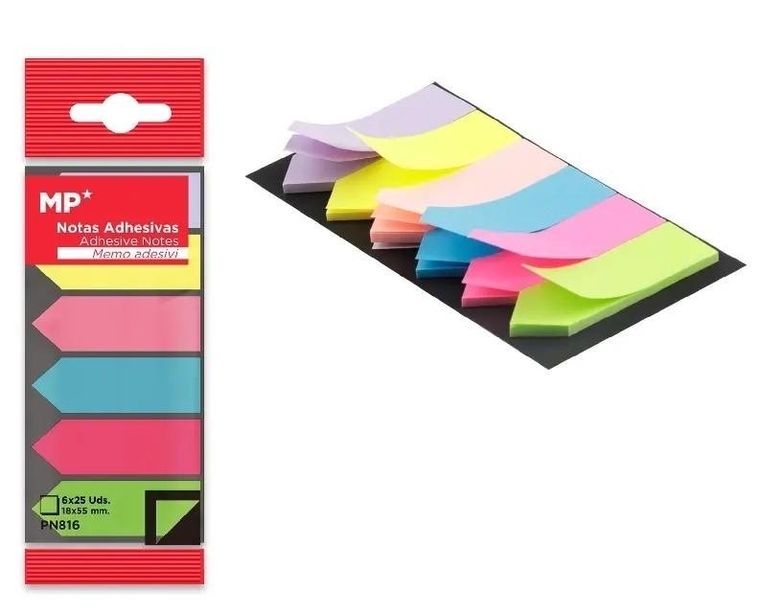 MP Main Paper, karteczki samoprzylepne, 18-55 mm, 6-25 szt.