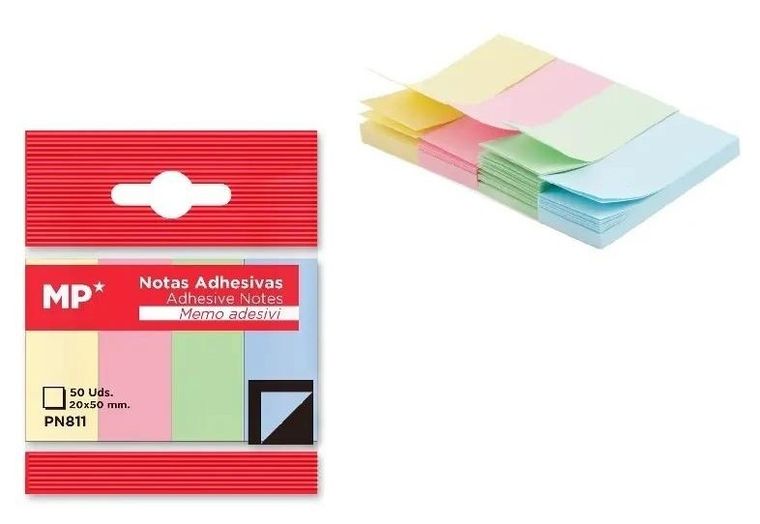 MP Main Paper, karteczki samoprzylepne, 20-50 mm, 4-50 szt.