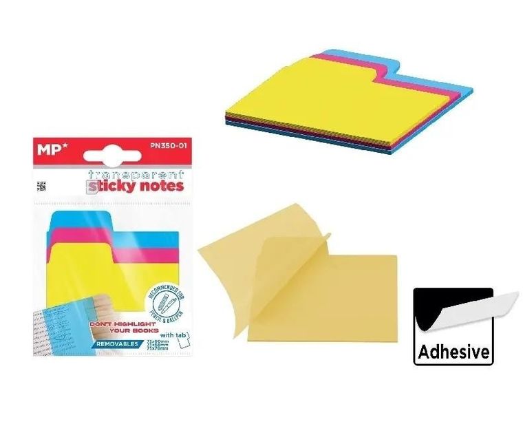 MP Main Paper, karteczki samoprzylepne, indeksujące, 3-20 szt.