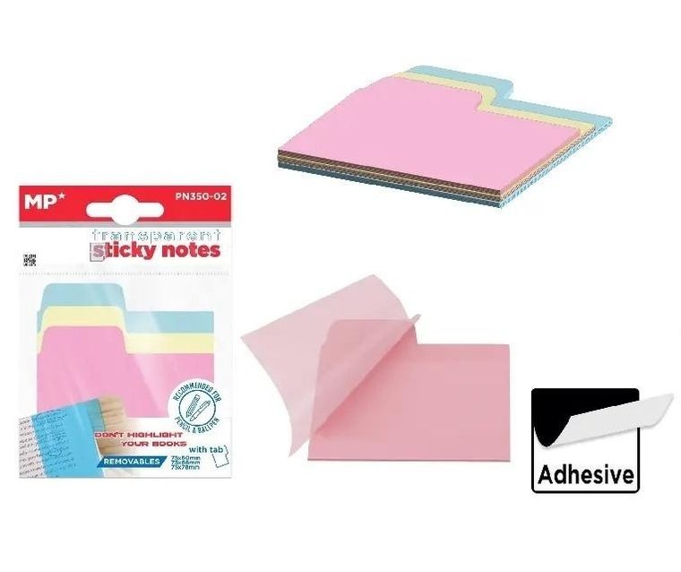 MP Main Paper, karteczki samoprzylepne, indeksujące, 3-20 szt.