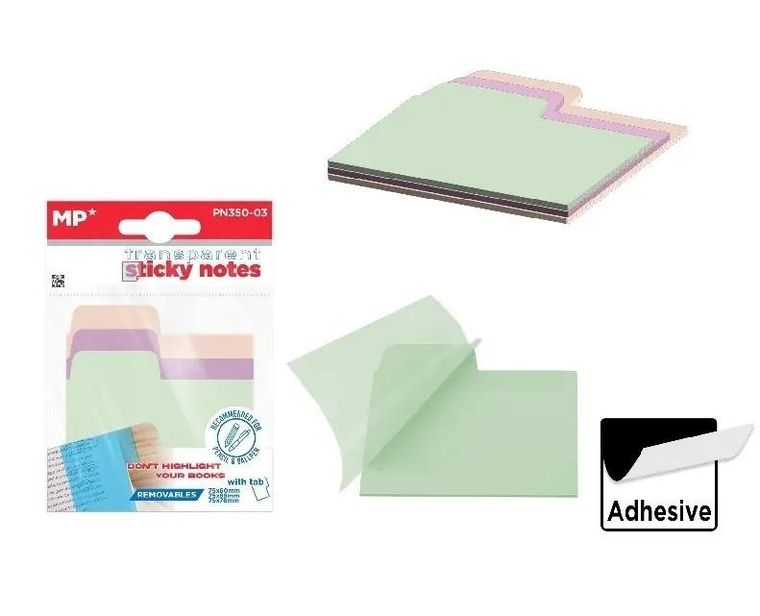 MP Main Paper, karteczki samoprzylepne, indeksujące, 3-20 szt.