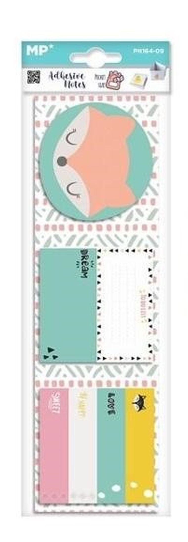 Mp Main Paper, karteczki samoprzylepne, lisek