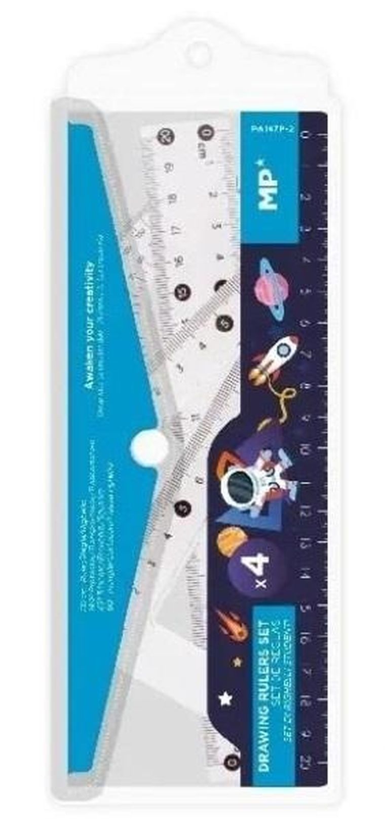 MP Main Paper, Kosmos, zestaw geometryczny, 4 elementy