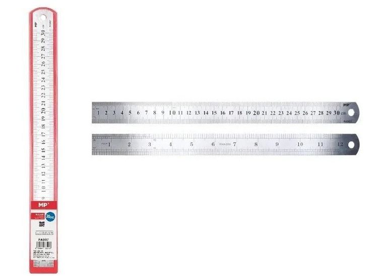 MP Main Paper, linijka ze stali nierdzewnej, 30 cm