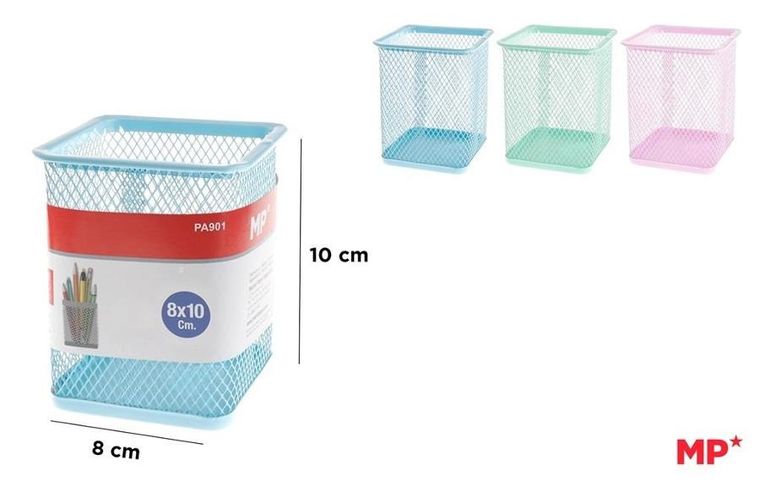 MP Main Paper, metalowy pojemnik na przybory szkolne, kolorowy