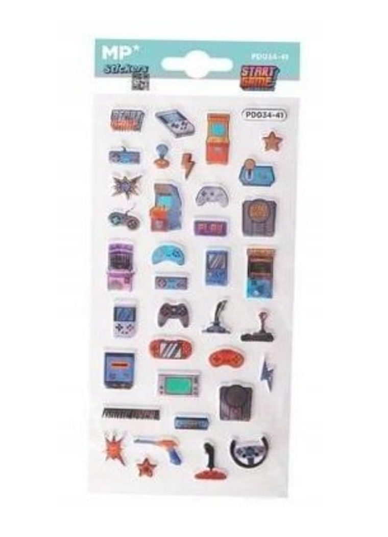 MP Main Paper, naklejki 3D, gamingowe