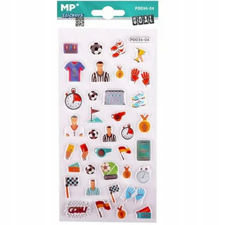 MP Main Paper, naklejki 3D, piłka nożna