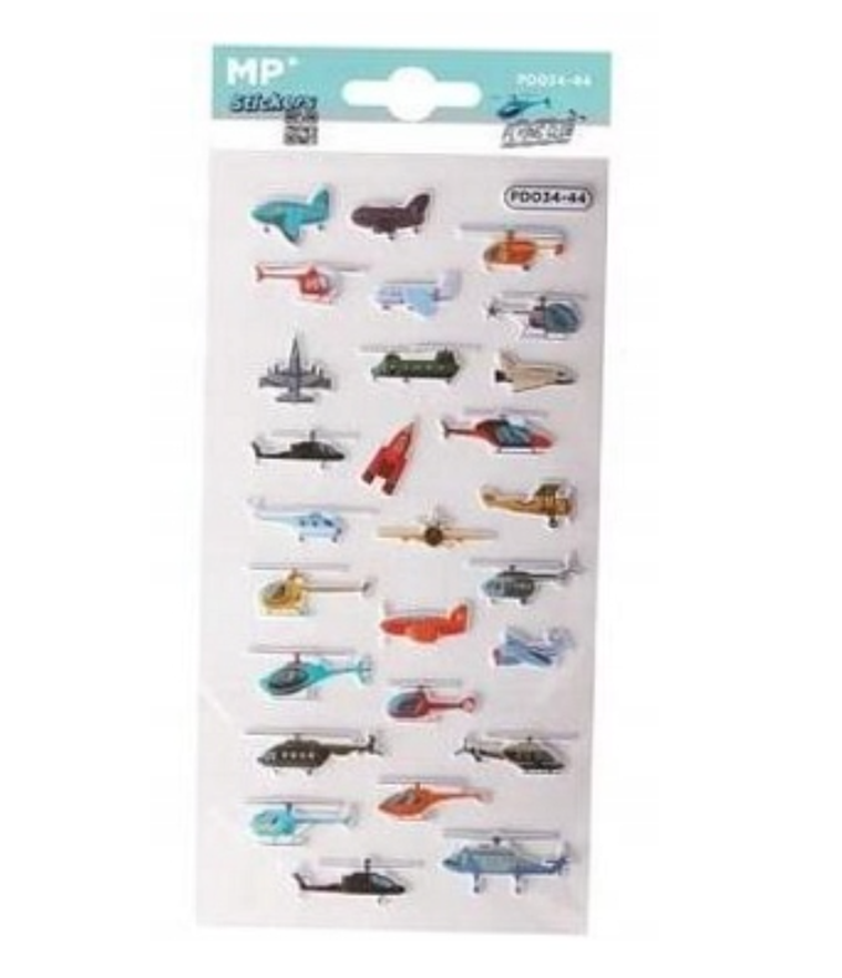 MP Main Paper, naklejki 3D, samoloty i helikoptery