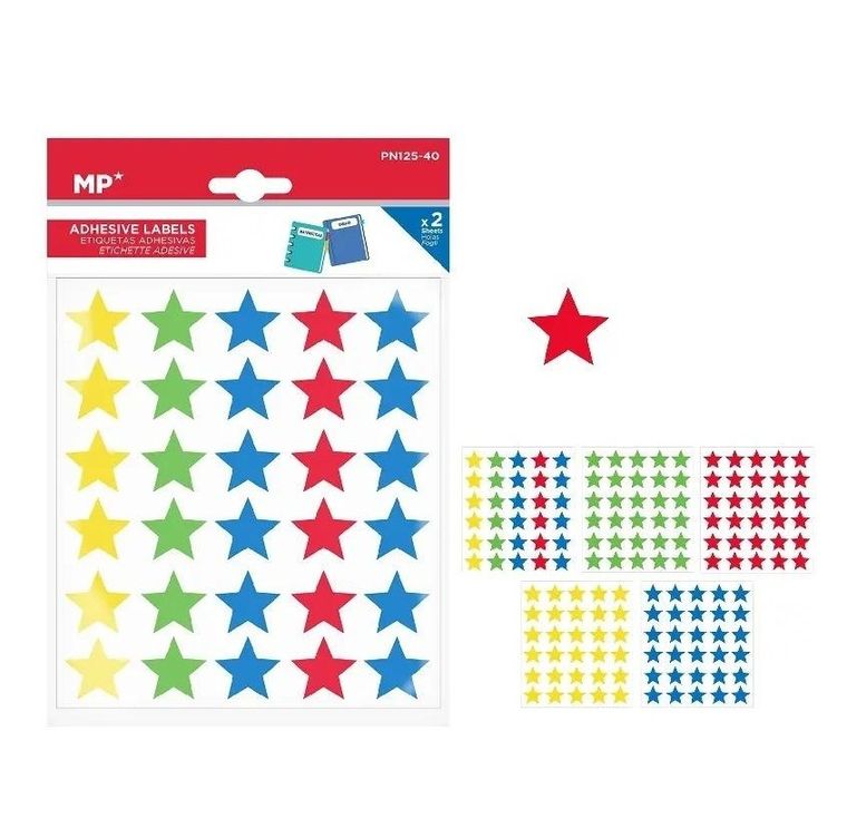 MP Main Paper, naklejki, gwiazdki