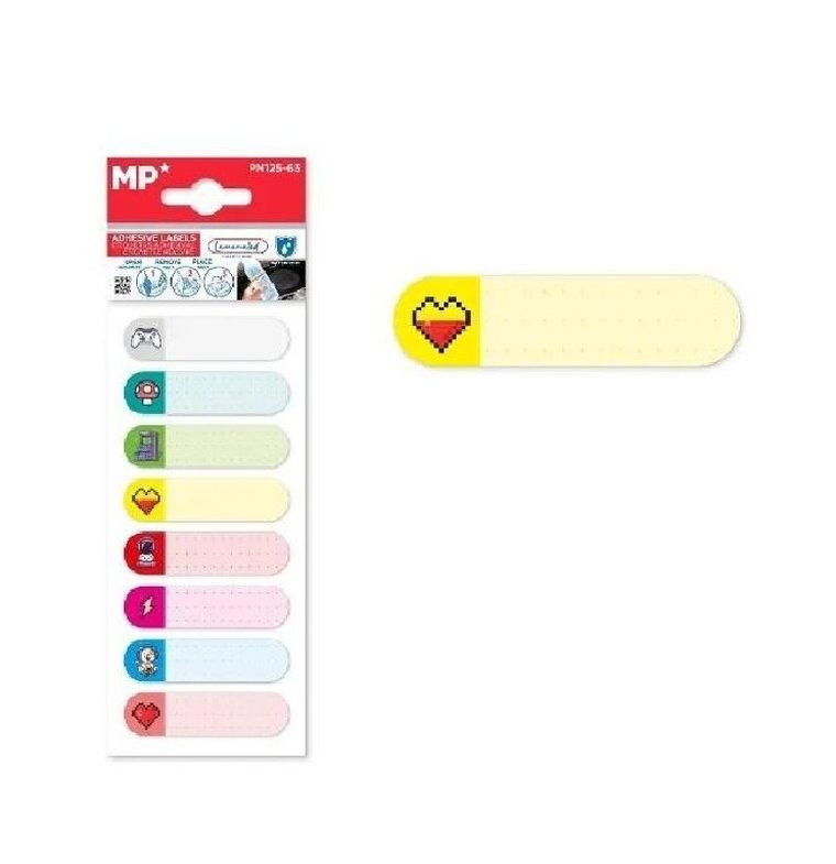 MP Main Paper, naklejki, imienne, wodoodporne