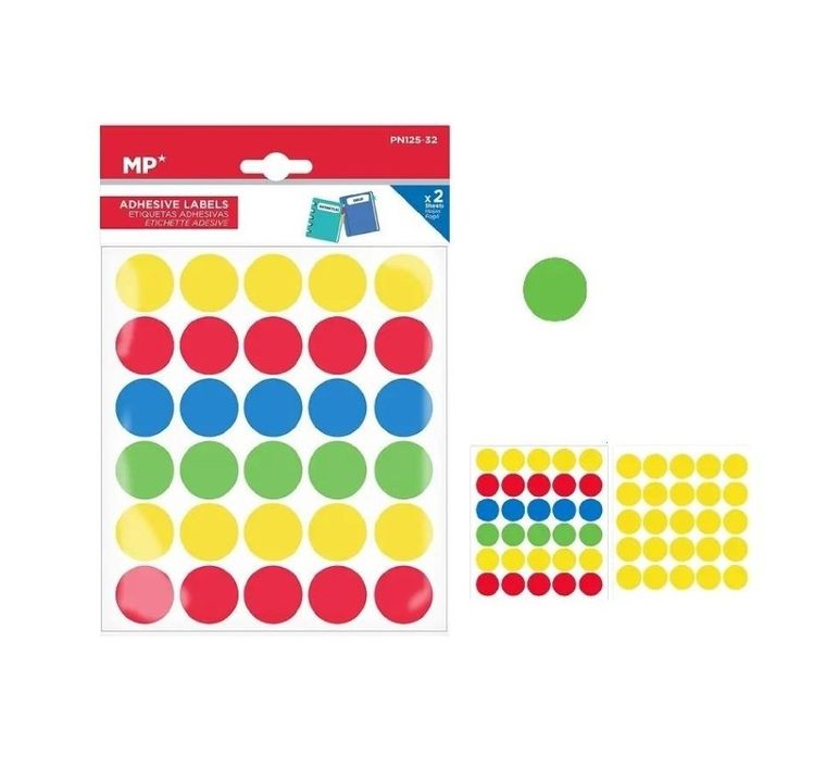 MP Main Paper, naklejki, kółka