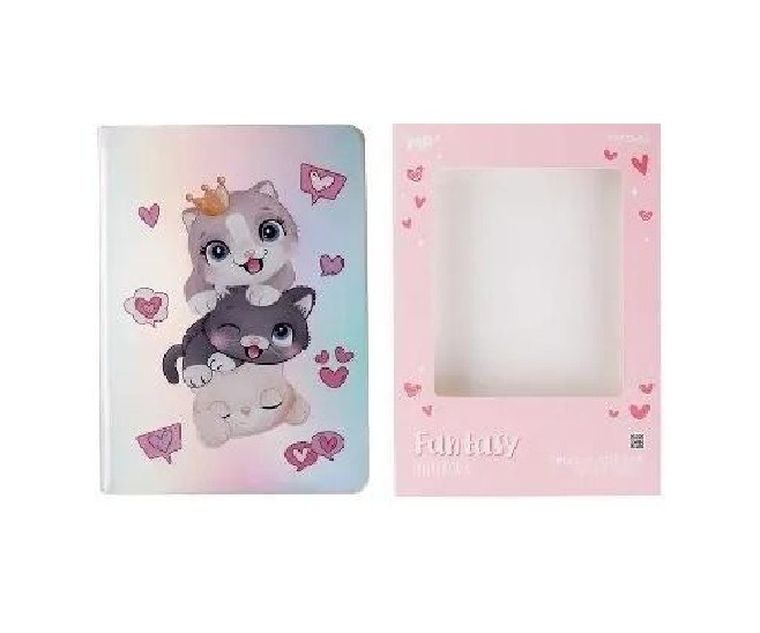 MP Main Paper, notes, holograficzny, kotki, 19-13,5 cm, 1 szt.