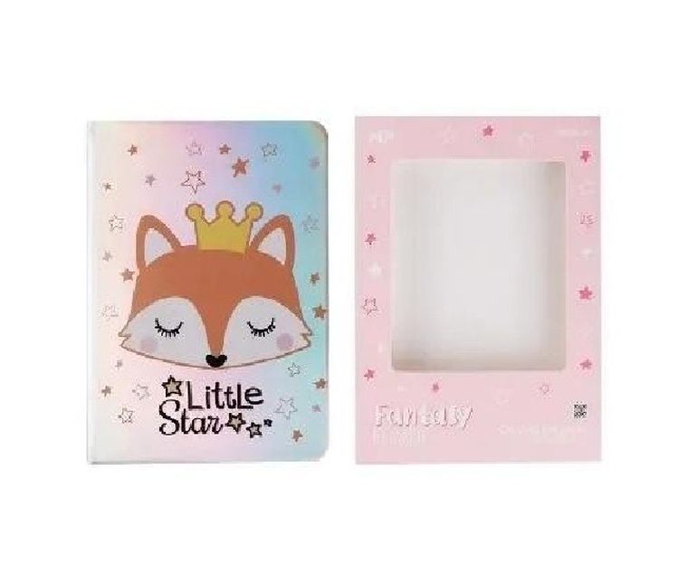 MP Main Paper, notes, holograficzny, lisek, 19-13,5 cm, 1 szt.