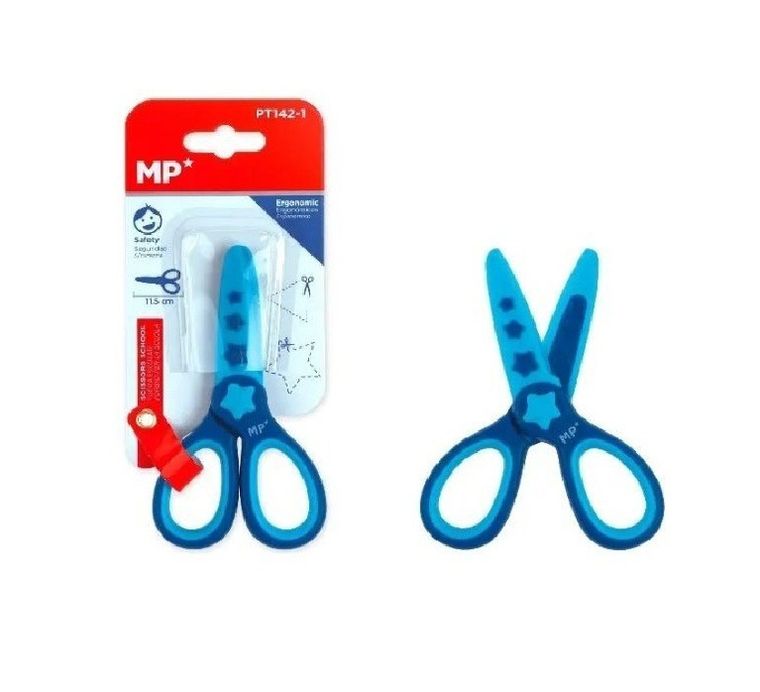 MP Main Paper, nożyczki dla dzieci, niebieskie, 11,5 cm