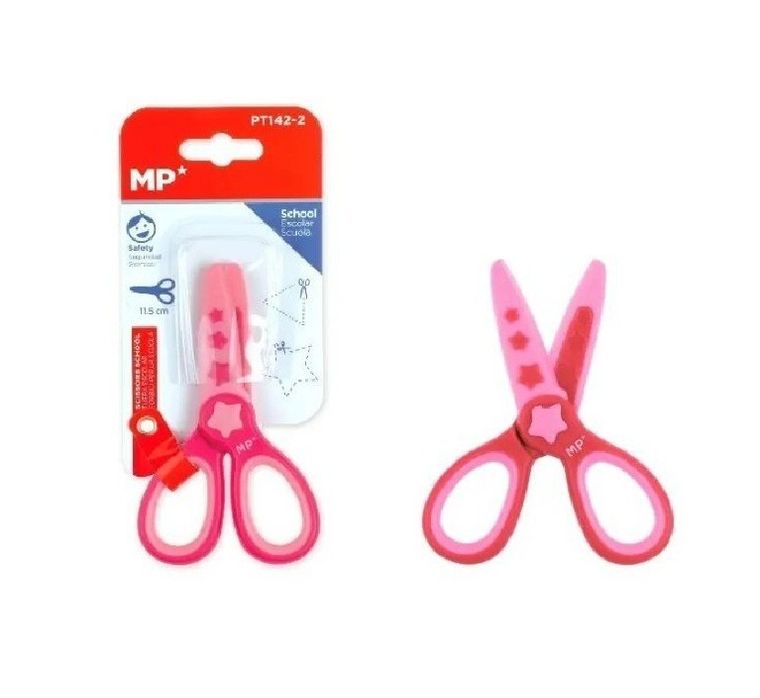 MP Main Paper, nożyczki dla dzieci, różowe, 11,5 cm