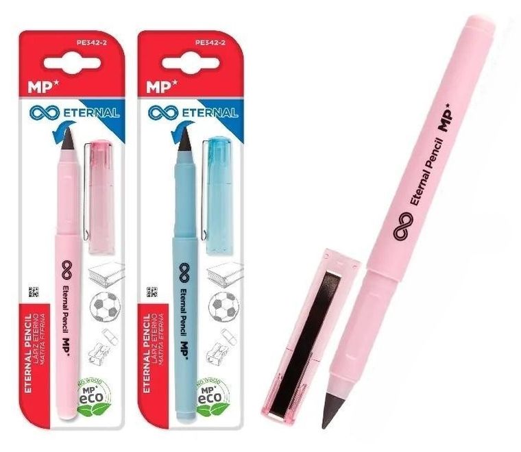 MP Main Paper, ołówek wieczny ze skuwką, różowy