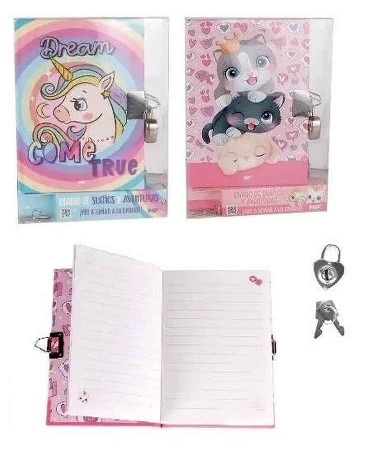 MP Main Paper, pamiętnik na kłódkę A6, 1 szt.