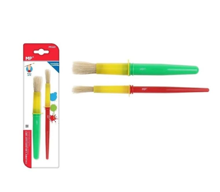 MP Main Paper, pędzle dla dzieci z uchwytem easy grip, 2 szt.