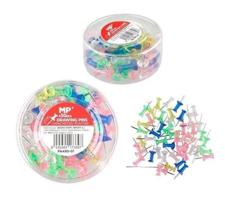 MP Main Paper, pinezki, 11 mm, 50 szt.