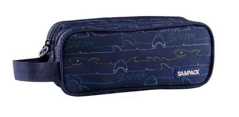 Mp Main Paper, piórnik, owalny, 3-komorowy, Shark