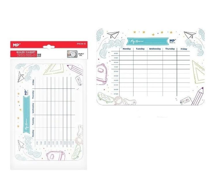 MP Main Paper, planer tygodniowy, magnetyczny, 29,7-21 cm