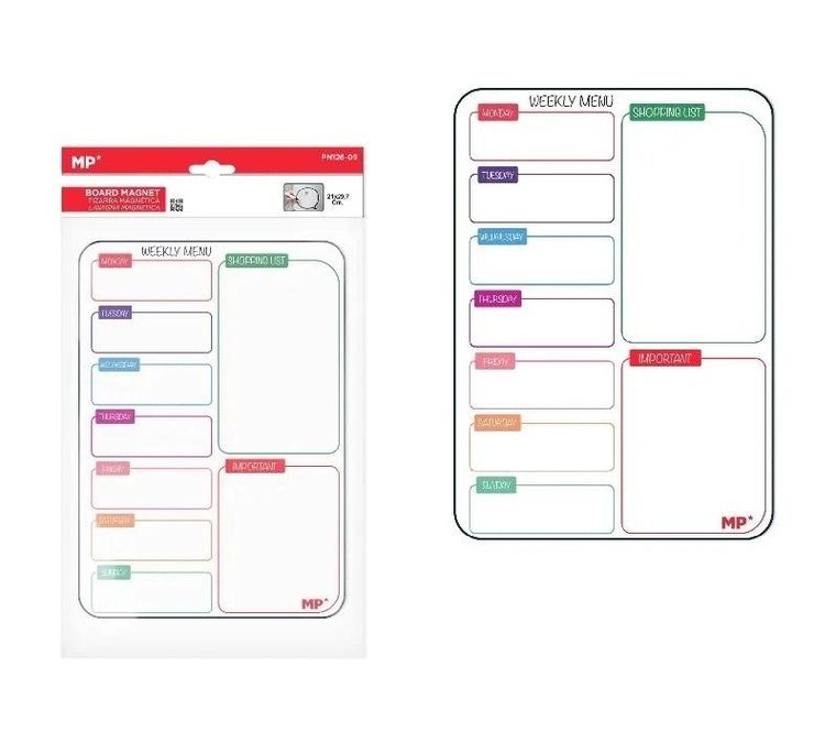 MP Main Paper, planer tygodniowy, magnetyczny, A4