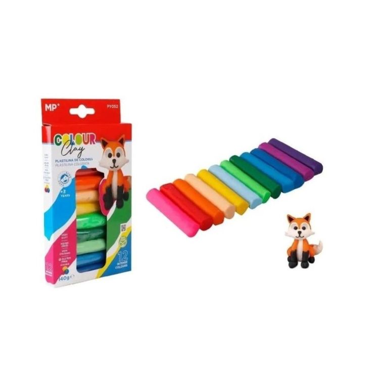 MP Main Paper, plastelina, 12 kolorów