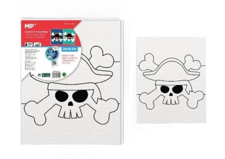 MP Main Paper, płótno do malowania, czaszka, 20-25 cm
