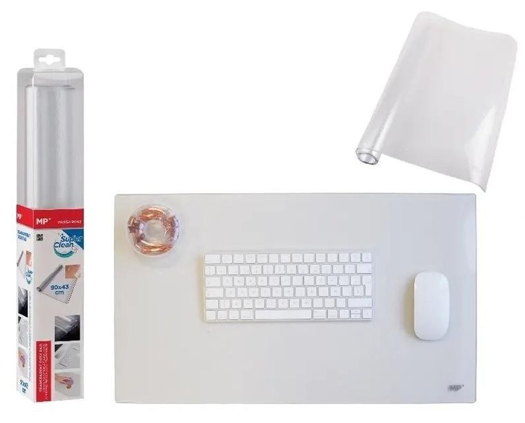 MP Main Paper, podkładka na biurko, przezroczysta, 90-43 cm