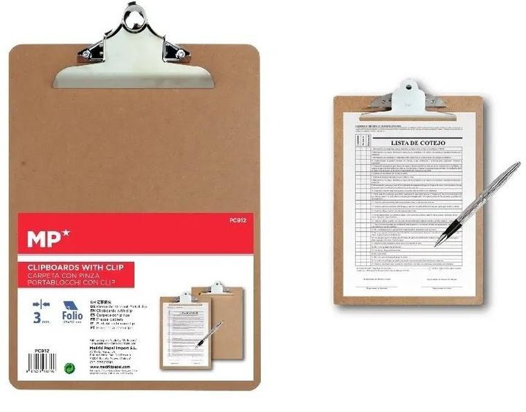 MP Main Paper, podkładka z klipsem, A4, 1 szt.