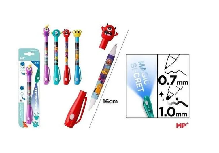 MP Main Paper, Potwory, długopis szpiegowski UV 0.7/1.0 mm