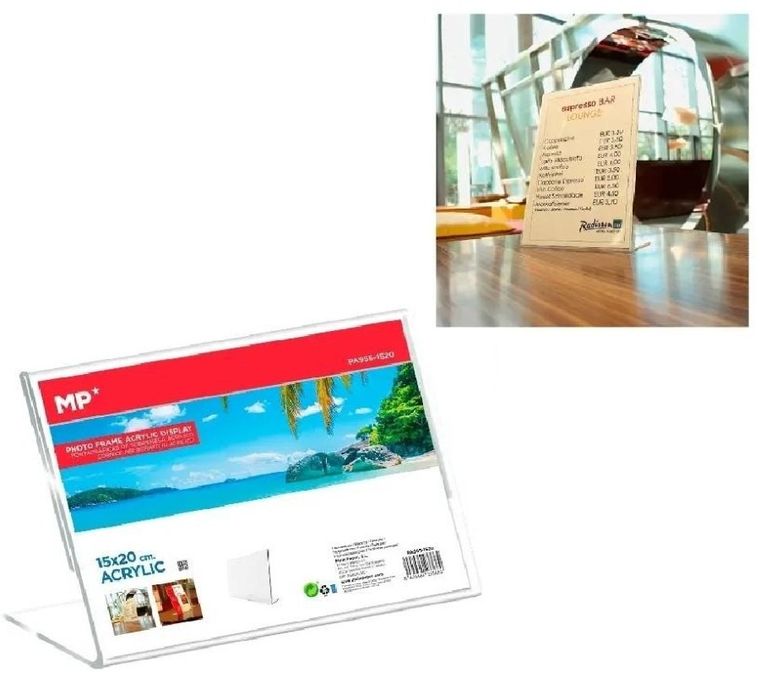 MP Main Paper, ramka nabiurkowa, akrylowa, 15-20 cm