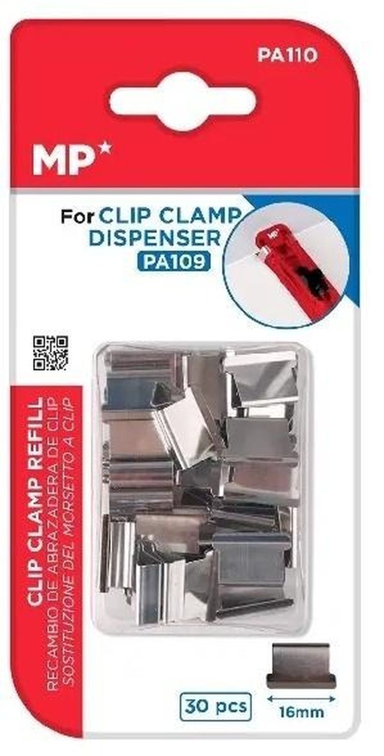 MP Main Paper, spinacze metalowe, 30 szt.