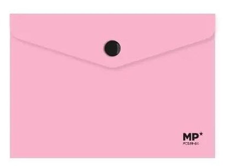 MP Main Paper, teczka kopertowa na zatrzask, A6, różowa, 1 szt.